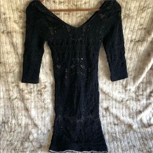 BEBE Little Black Dress Womens Size Small Patite